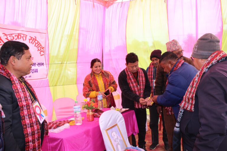 रेडक्रस सोसाईटी उपशाखा दोधाराको सभापतीमा पुन : मल्ल