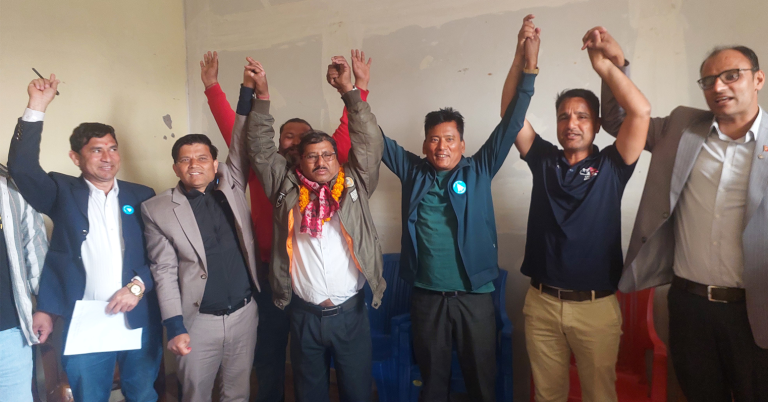 नागरिक उन्मुक्ति पार्टी नेपालबाट कैलाली ५ का उम्मेदवार चौधरी रास्वपा प्रवेश